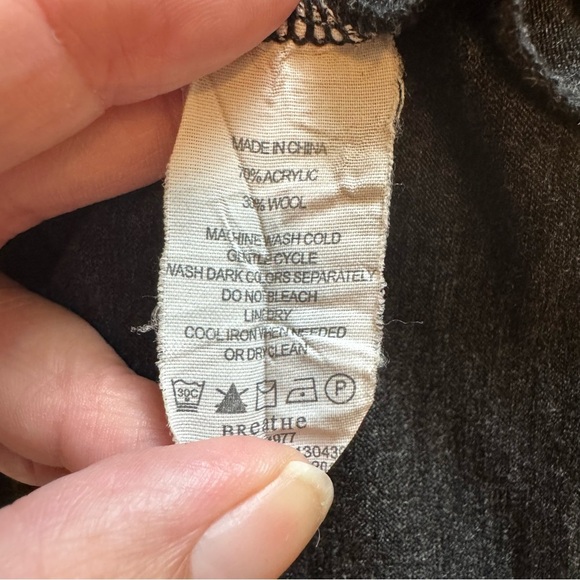 PRANA Amanda Wool Blend Top Dolman Long Sleeve - Picture 6 of 6